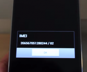 Note Down the IMEI number