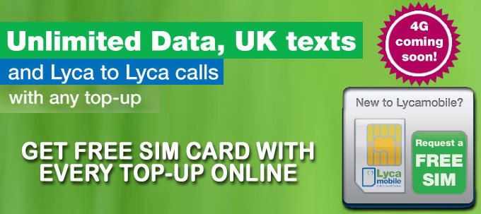 How to Buy Lyca Mobile Pay As You Go SIM Online