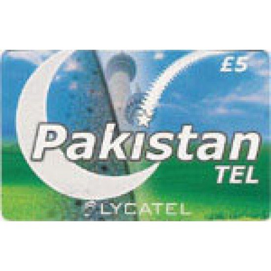 Pakistan Tel  £5 International Calling Card