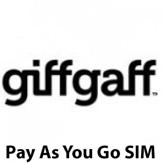 GiffGaff Mobile Pay As You Go SIM