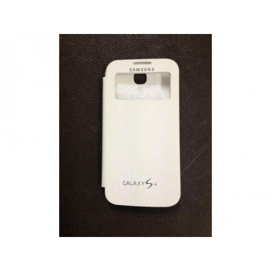 Samsung Galaxy S4 S-View Flip Case White